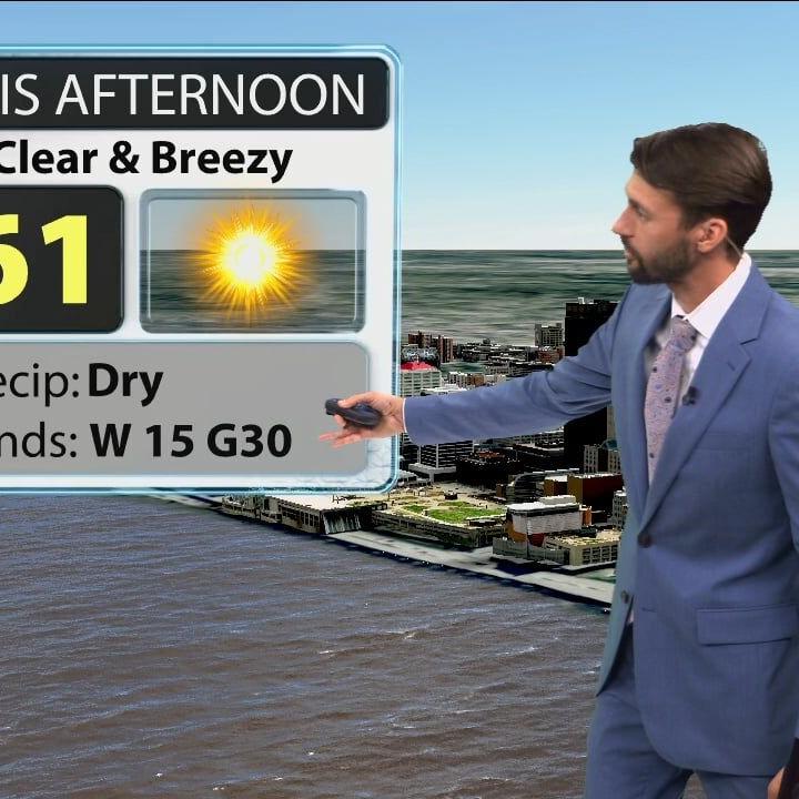 Matthew Wine's Wednesday afternoon forecast